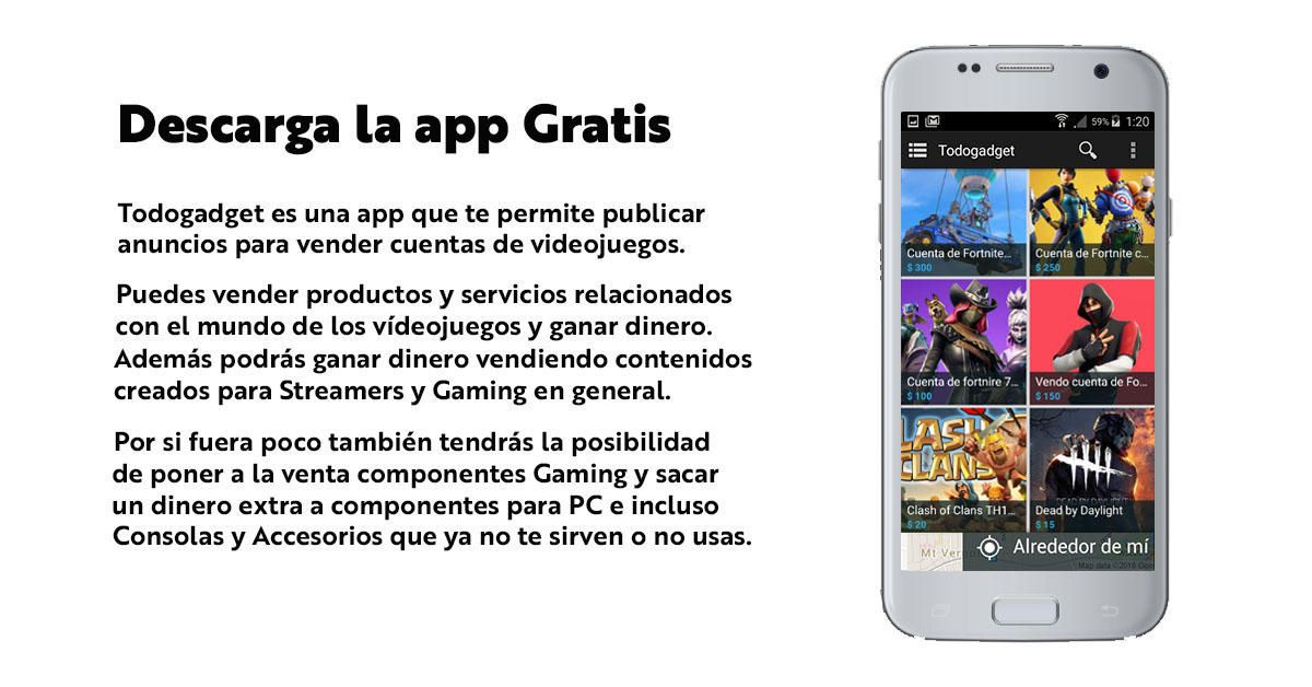 Prueba gratis la mejor app para vender videojuegos